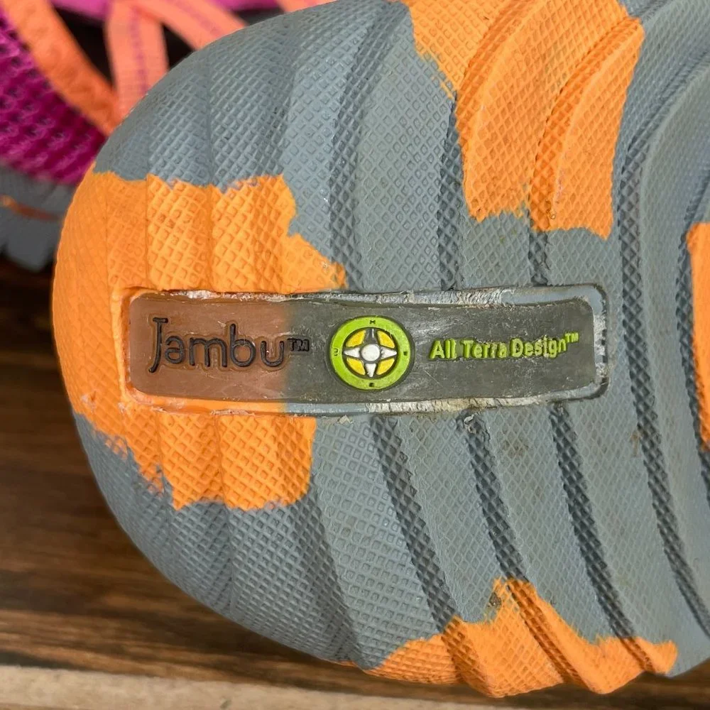 Jambu Dusk Youth Girl's Size 6 Shoes Multicolor All Terra Fisherman Water Sandal